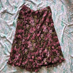 Flowy Floral Maxi Skirt